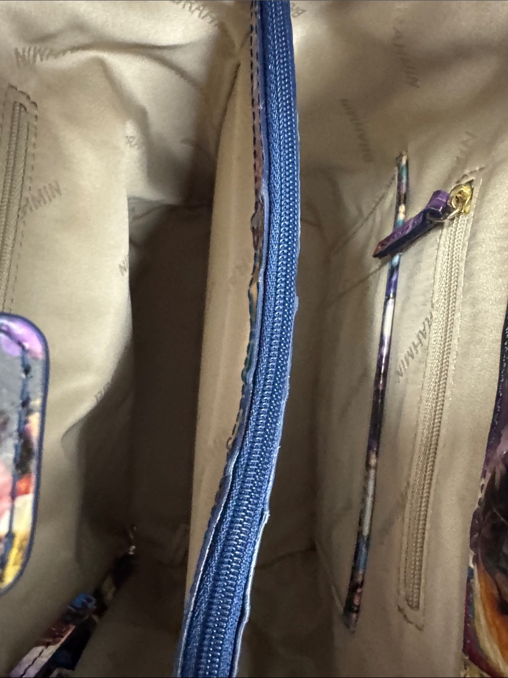 Brahmin “Celina Euphoria” Textured Leather Shoulder Bag - Picture 8 of 8